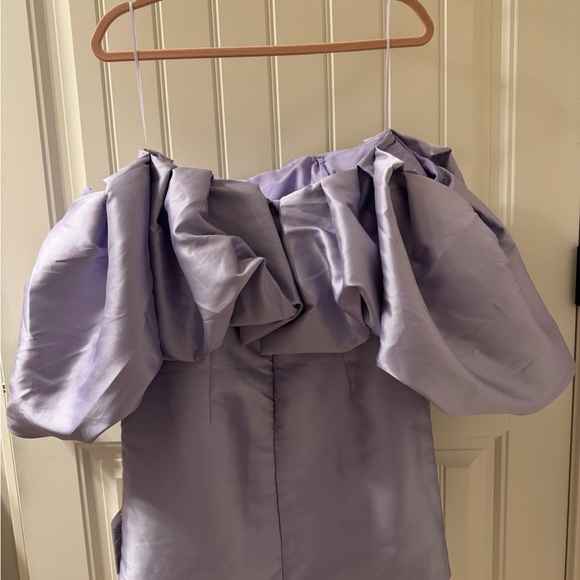 ASOS Lavender Ruffle Mini Dress - Picture 3 of 3